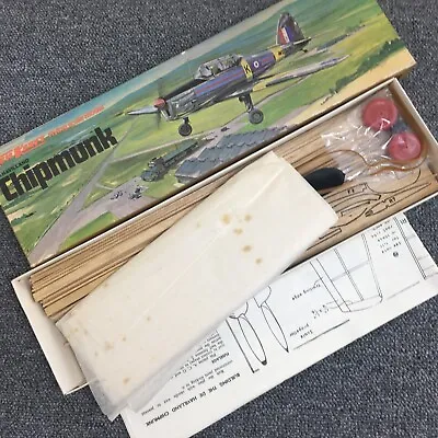 Vintage Keil Kraft Flying Scale Model DeHaviland CHIPMUNK | Lovely Condition Box • £24.99