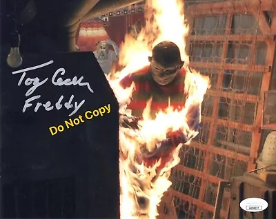 TONY CECERE Signed 8x10 Photo A NIGHTMARE ON ELM STREET Freddy Krueger Fire JSA • $54.99