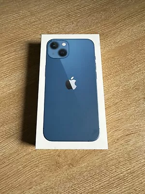 Great Condition Apple IPhone 13 128gb Unlocked In Blue With Box • £85