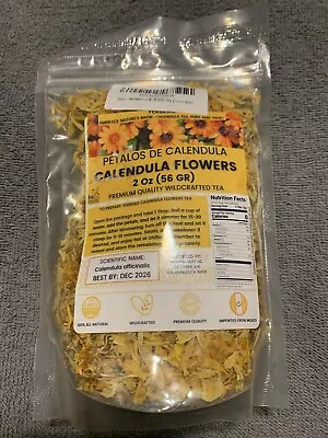 100%Pure Calendula Flowers Dried (Marigold) Organic Calendula Officinalis 2 Oz • $9.99