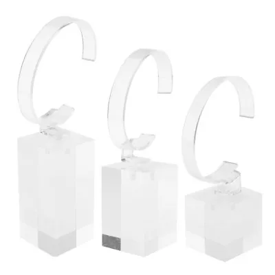 £7.87 • Buy Acrylic Watch Display Stand Showcase Bracelet Display Holder 4cm, 6cm, 8cm