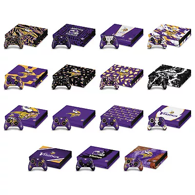 Official Nfl Minnesota Vikings Vinyl Sticker Skin Decal For Xbox One X Bundle • $54.95