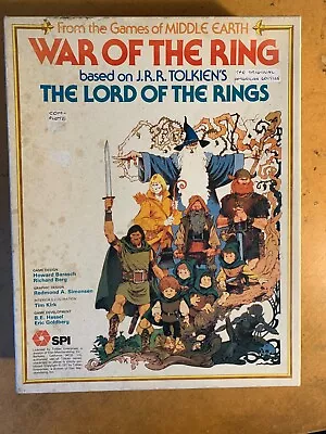 War Of The Ring (Lord Of The Rings) COMPLETE  & UNPUNCHED By SPI Middle Earth • £120