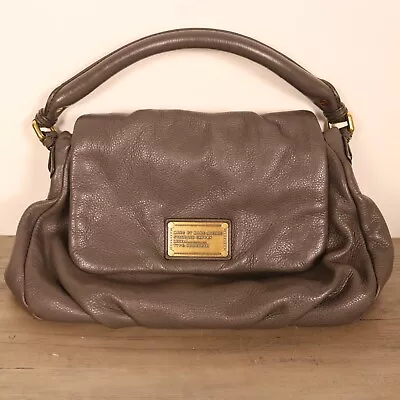 Marc By Marc Jacobs Standard Supply Workwear Pebbled Gray Leather Handbag • $49.49