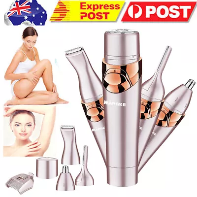 4 In 1 USB Women Electric Hair Removal Epilator Body Facial Hair Removal Shaver • $4.29