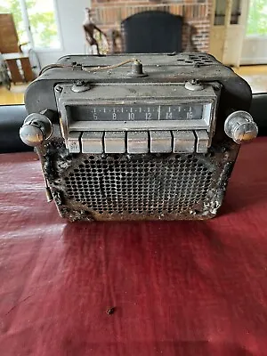 $34.99 • Buy Vtg Gm Radio Pontiac Chevy Delco 1930s 1940s Ford Speaker Rat Rod Dash