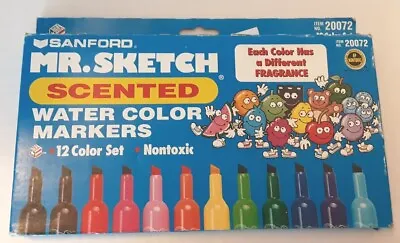 Vintage Mr. Sketch Scented Instant Water Color Markers #20072 12 Color Set • $11.50