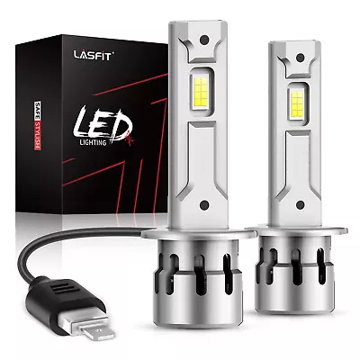 Lasfit H1 LED Headlights Bulb High Beam 60W 7000LM Super Bright LAair Series • $74.99