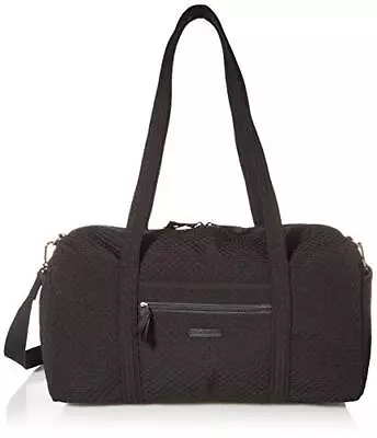 Vera Bradley Women's Microfiber Medium Travel Duffle Bag Classic Black One Size • $115.70