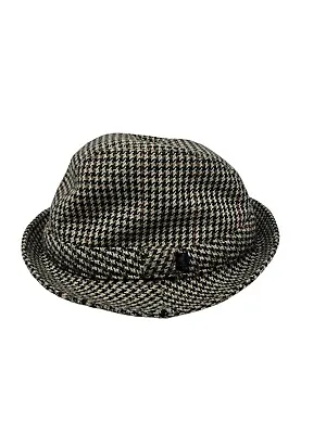 $25 • Buy Kangol Brown Tweed Newmarket Tribly Bowler Style Men’s Hat Large