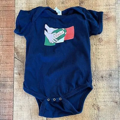 Baby One Piece Italy Football Rabbit Skins Short Sleeves  • $2.99