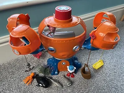 Octonauts Octopod Complete Great Clean Condition Barnacles & Inkling Figures • £25