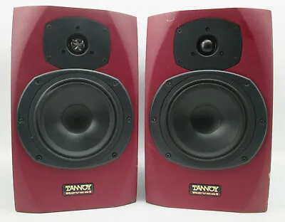 $274.99 • Buy PAIR Of Tannoy REVEAL Passive Speakers RED 6.5  2-Way Studio Monitors 100W 8-Ohm