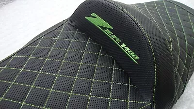 KAWASAKI ZZR1400 Seat Custom EXCHANGE In Stock GREEN CHECK # G55 • £339