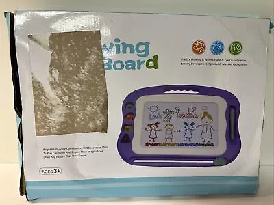 Magnetic Drawing Board Ages 3+ Purple • $12