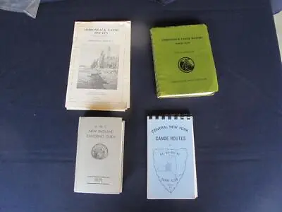 Group Of 4 Vintage Canoe Books Adirondack Central NY & New England W/MAPS • $75