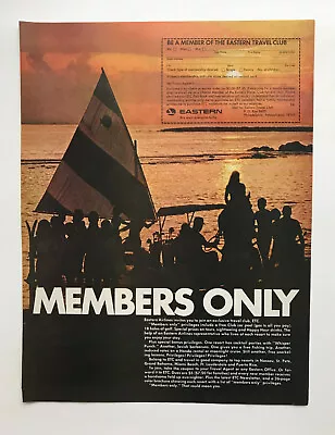 1967 Eastern Airlines Members Only Caloric Gas Range Vintage Print Ads • $9