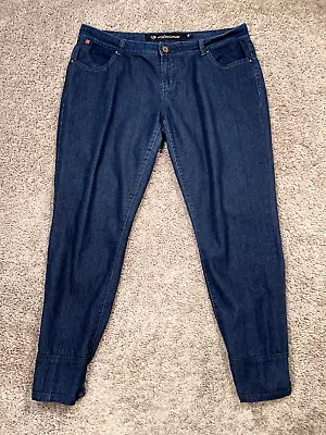 Ecko Red Jeans Womens 14 Blue Tapered Jogger Elastic Ankles Embroidered Y2K • $19.77