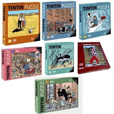 Moulinsart Tintin Jigsaw Puzzle + Posters X10 500-1000 Pieces BUY INDIVIDUALLY • $43.54