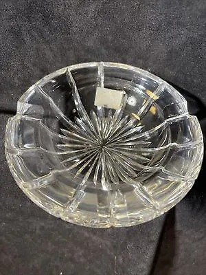 Vntg MIKASA Lead Crystal Ashtray Cigar Cigarette Made In Yugoslavia 5” W/sticker • $9.99