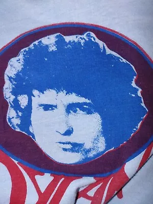 Amazing VTG BOB DYLAN Single Stitch Ringer T-Shirt Our Front Inc. 1973 • $749.99