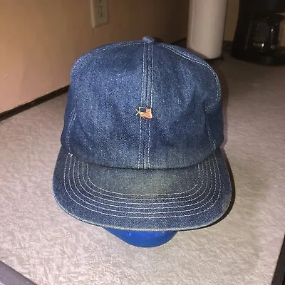 K Products USA. Snapback Hat. Full Denim • $9