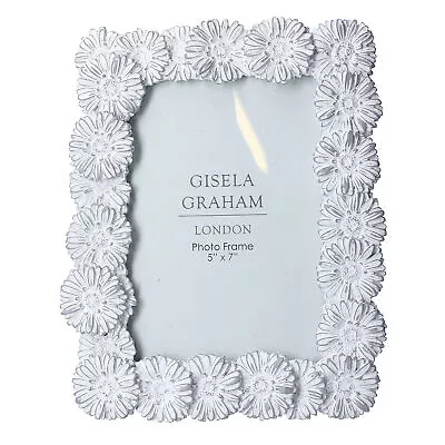 Gisela Graham Grey Wash Daisy Picture Frame • £17.99