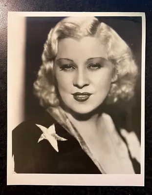 Mae West Glamour Portrait Photo 8 X 10 (mw) Mae West 1930's • $30.40