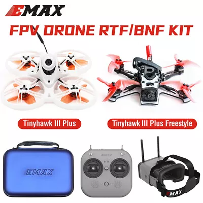 EMAX Tinyhawk III Plus/Freestyle FPV Racing Drone Kit RTF BNF 1/2S 2.4GHz ELRS • $296.07