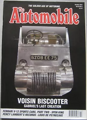 The Automobile Magazine October 2010 Featuring Voisin • $7.57