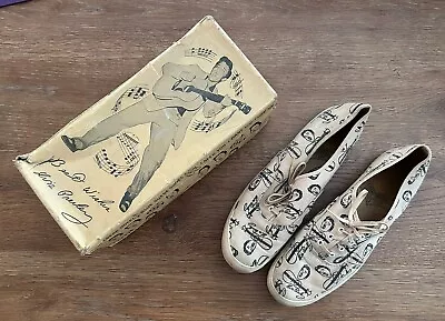 1956 Elvis Presley Sneaker Pair With Original Shoe Box - Extremely Rare - White • $4000