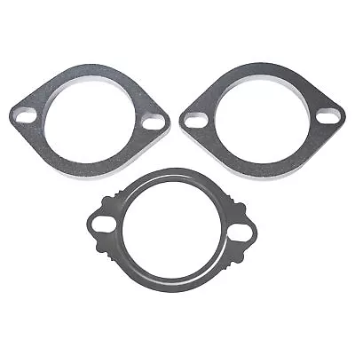 3  Exhaust System Catback Pipe Downpipe Flange Kit + Gasket 2 Bolt 76.2mm • $9.99