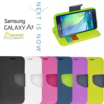 Diary Wallet Flip Case Cover For Samsung Galaxy A3 A330 A330Y+ Screen Guard • $6.99