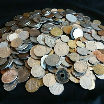 £22.99 • Buy Bulk Job Lot 1.5kg Mixed WORLD / FOREIGN Coins Good Quality Approx 300 Coins