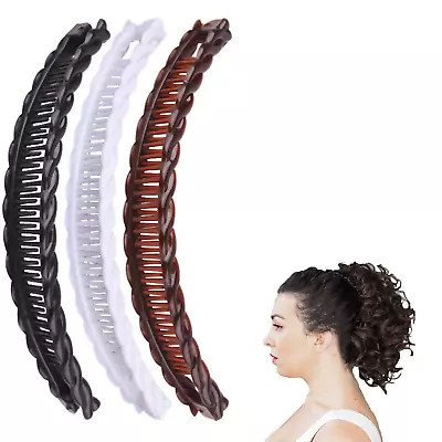 Banana Hair Clips Vintage Clincher Combs Tool For Thick Curly Hair Accessories C • $9.50
