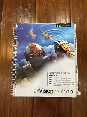 EnVision Math 2.0 - Grade 6 - Teacher's Edition - Volume One • $55