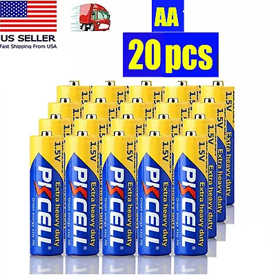 20 Pack AA Batteries Extra Heavy Duty 1.5v Lot New Fresh For Remote Toys Lights • $7.79