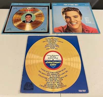 Elvis Presley Vinyl Records Lot Rare Record Golden Forever Lp Rock The King 12 • $14