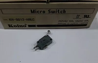 KH-9012-HRLC KOINO MINI MICRO SWITCH 250Vac 10A 14VDC 15. NEW • $15