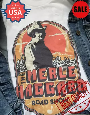 Merle Haggard Guitarist Vintage Country Music Gifts Unisex T-shirt KI8709 • $6.78