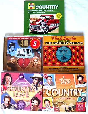 COUNTRY BUNDLE ~ 5 NEW CD Sets Of Country And Western Hits & Favourites • £13.99