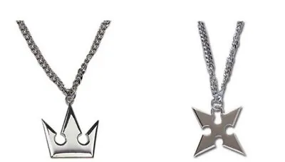 Xofoao Kojococ Kingdom Hearts Sora Crown And Roxas Cross Necklace UK_B016ZA88GG • $26.25