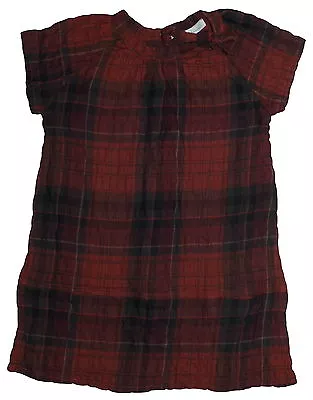 Marie Chantal Bubble Cotton Check Bow Front Tunic Dress Various Size Colour NWT • £7.50