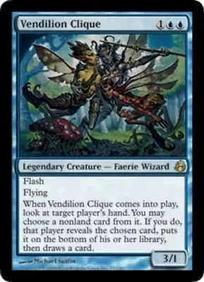 1x Vendilion Clique - Foil Light Play English Morningtide MTG Magic • $36.98