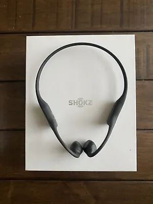 $33 • Buy AfterShokz OpenRun Bluetooth Over The Ear Headphones - Blue