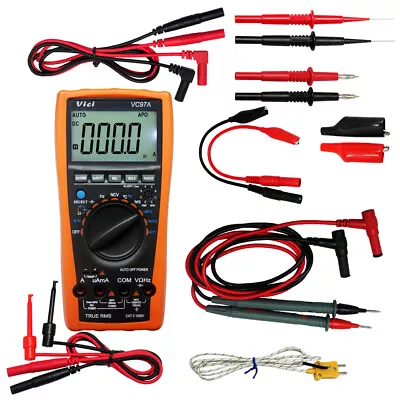 Aidetek VC97A T-RMS Back Light Multimeter Clamp Meter Needle Tipped TLP20157 USA • $49.21