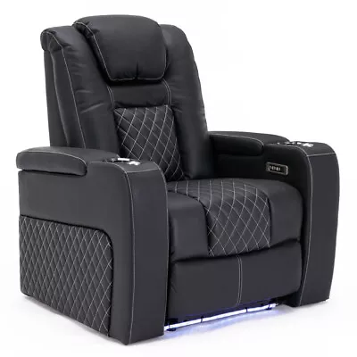 Broadway Cinema 1234 Seater Chair Black / White With Tray And Without Tray • £499.99