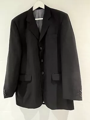 Karl Jackson Men's Blazer Single Breast Jacket Size 44R Black • £8.99