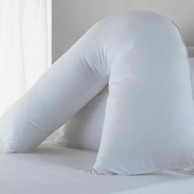 V Shaped Pillow - Extra Filled Support For Pregnancy Maternity Nursing & Back • £3.99