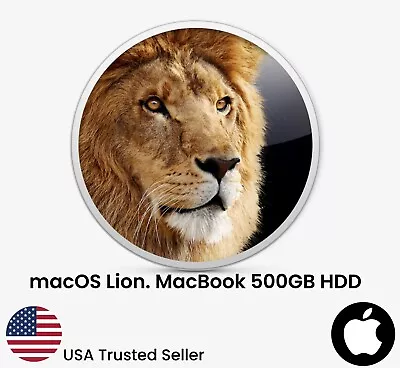 OS X Lion Hard Drive 500GB 2.5  Macbook Pro Mac 2006 2007 2008 2009 • $32.99